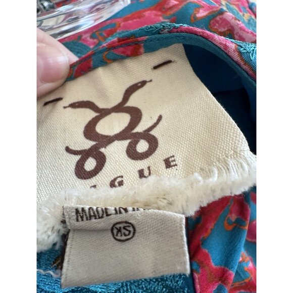 Figue Lucie Mini Dress Floral Embroidered Size XS Long Sleeve - Picture 12 of 13